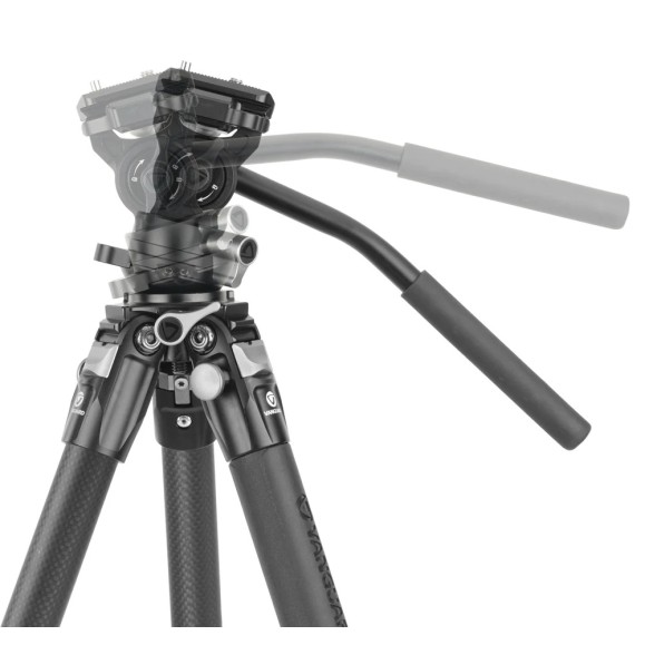 VANGUARD Alta Pro 3VLT 235CV10 compact carbon video tripod - VEO PV-10 ball head
