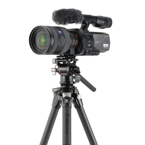 VANGUARD Alta Pro 3VLT 235CV10 compact carbon video tripod - VEO PV-10 ball head