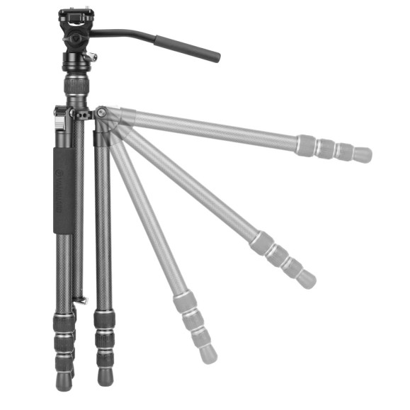 VANGUARD Vesta GO 234CV10 carbon carbon travel tripod, video head