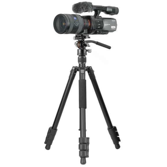 VANGUARD Vesta GO 264AV12 aluminum travel tripod, video head