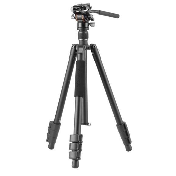 VANGUARD Vesta GO 234AV10 aluminum travel tripod, video head