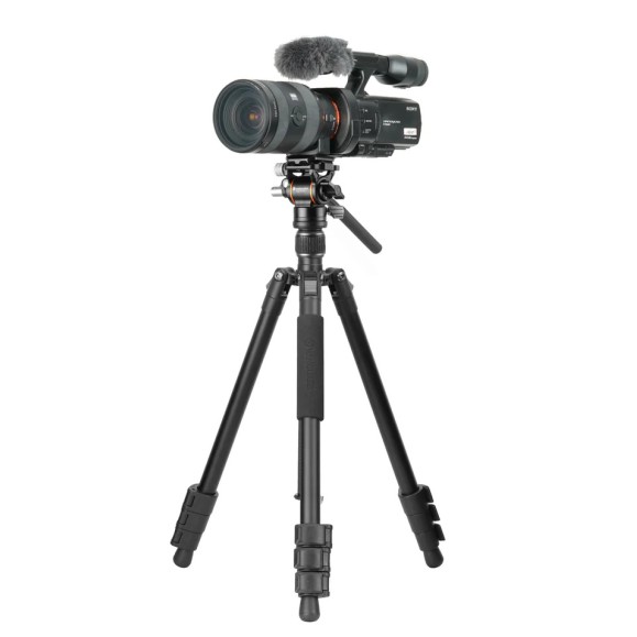 VANGUARD Vesta GO 234AV10 aluminum travel tripod, video head
