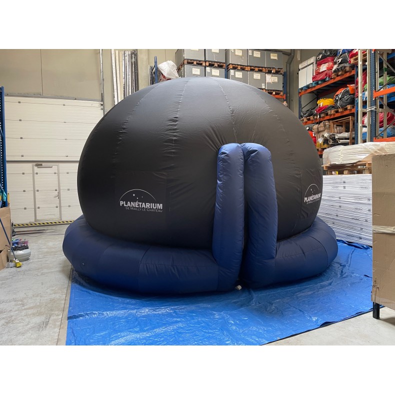 Portable inflatable planetarium dome...
