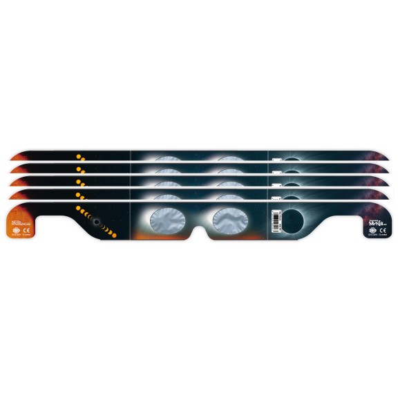 Pack of 5 solar eclipse glasses Telescopiomania with AstroSolar® film by Baader Planetarium