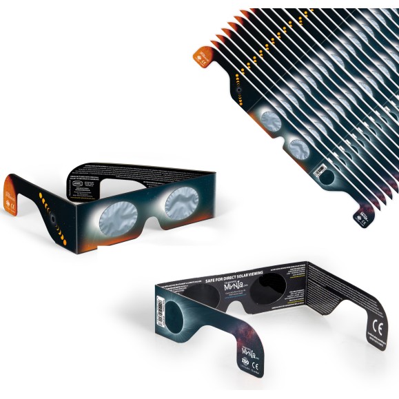 Pack of 25 solar eclipse glasses Telescopiomania with AstroSolar® film by Baader Planetarium