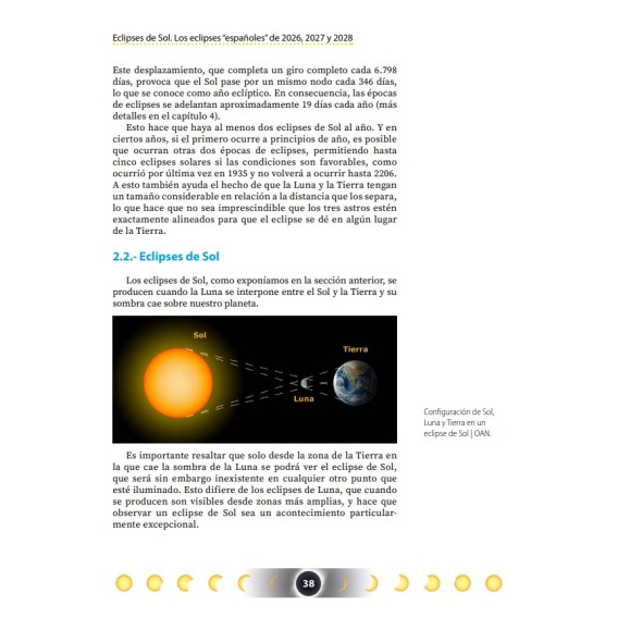 Book "Eclipses of the Sun. Los eclipses españoles de 2026, 2027 y 2028" of the National Geographic Institute