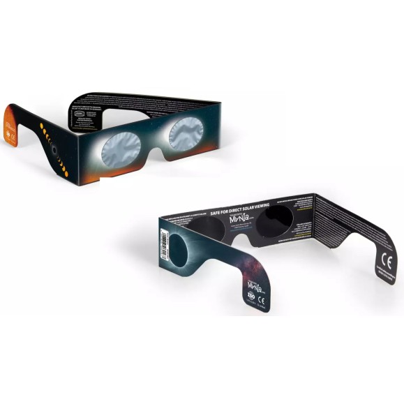 Pack of 2 solar eclipse glasses Telescopiomania with AstroSolar® foil by Baader Planetarium