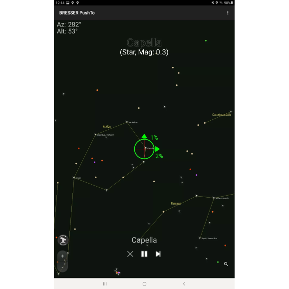 BRESSER PushTo AR-80/400 Smart-Telescope with Tripod