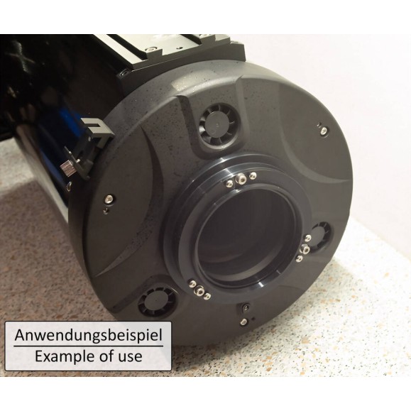 Adapter TS for decoupling the primary mirror cell focuser with tilt flange