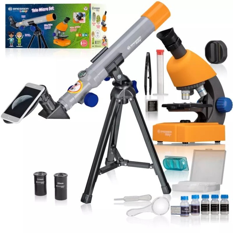 Telescope and Microscope Set Bresser...