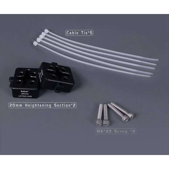 ASKAR elevating blocks for SQA series telescopes