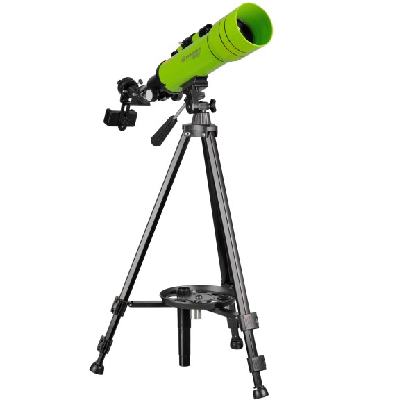 Refractor Telescope Bresser Junior 70/400 with green backpack