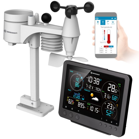 BRESSER Professional WiFi Weather Station 8 in 1 Bise
