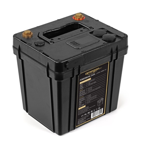 OMEGON Pro Powerbank Power Supply 240k LiFePO4 768Wh 12V