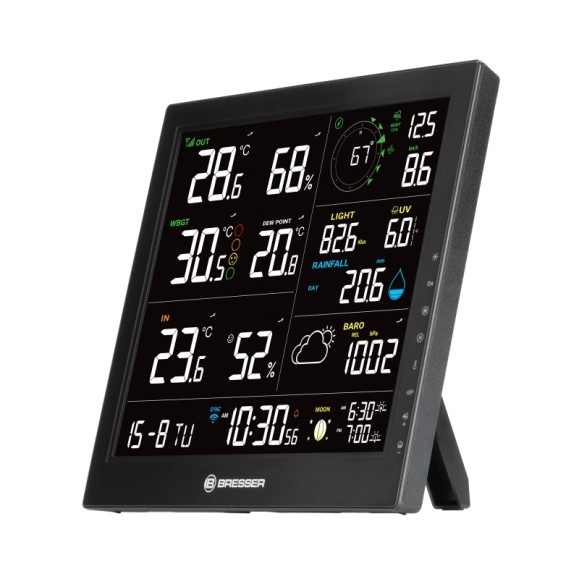 BRESSER WIFI Weather Station MeteoTemp JW 8 in 1