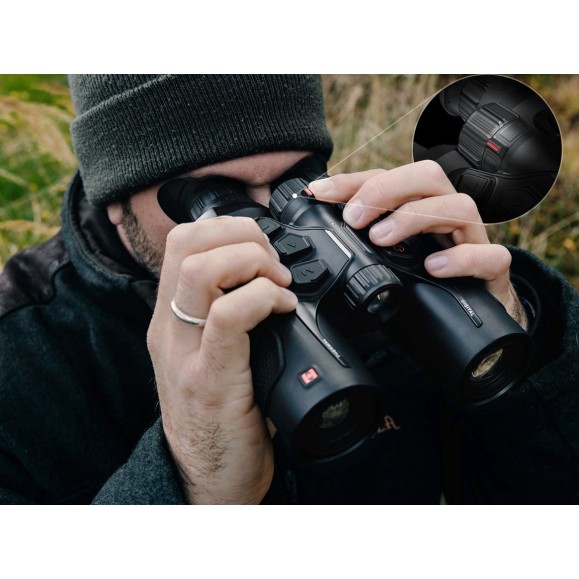 Multispectrum thermal binoculars with rangefinder + IR 850 940 nm Hikmicro Habrok 4K HE25L 2.0