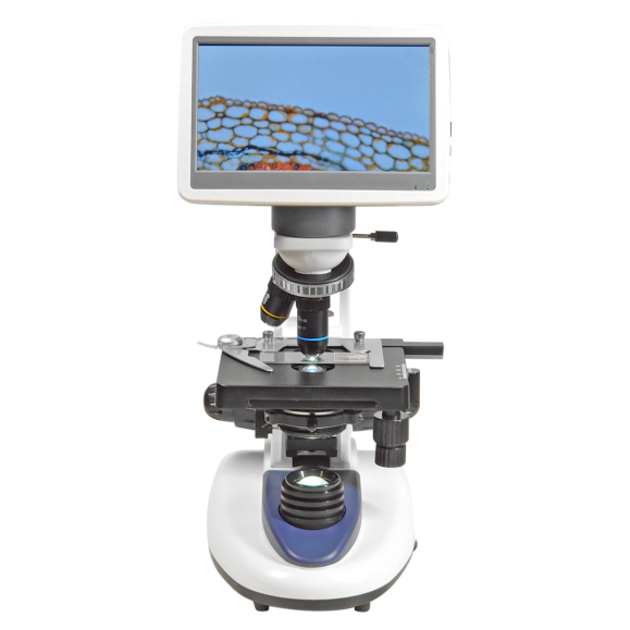 Microscope BMS 146 FLArQ LED 230V with mechanical stage and Cellpad Mini