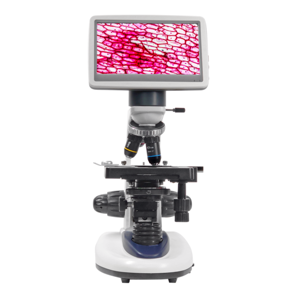 Microscope BMS 146 FLArQ LED 230V with mechanical stage and Cellpad Mini