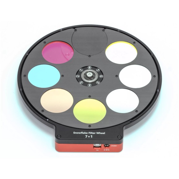 Snowflake low profile filter wheel 8 x 50 mm WandererAstro