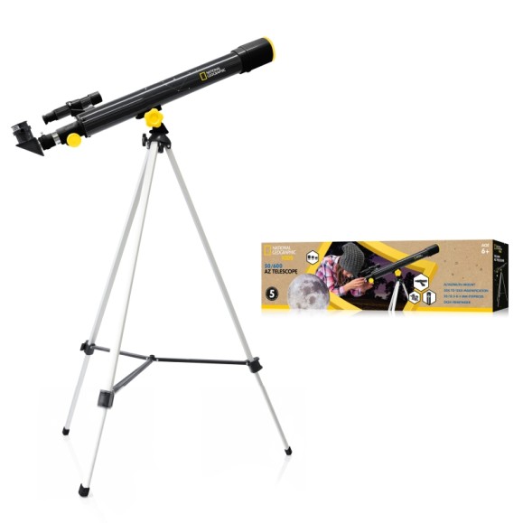 NATIONAL GEOGRAPHIC 50/600 AZ Refractor Telescope for Children