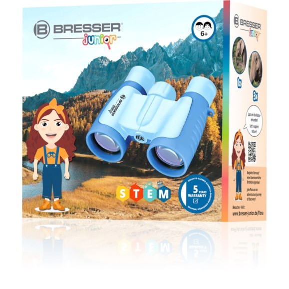 Children's binoculars BRESSER JUNIOR 3x30 color blue