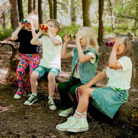 Binoculars for children BRESSER JUNIOR 3x30 color fuchsia