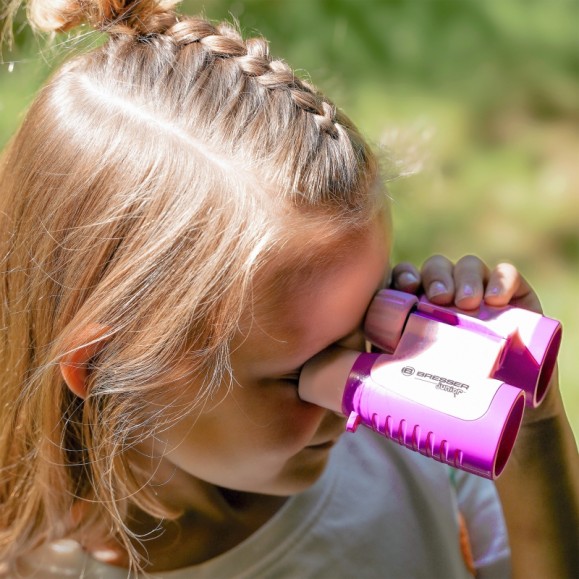 Binoculars for children BRESSER JUNIOR 3x30 color fuchsia