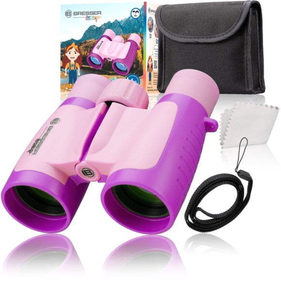 Binoculars for children BRESSER JUNIOR 3x30 color fuchsia