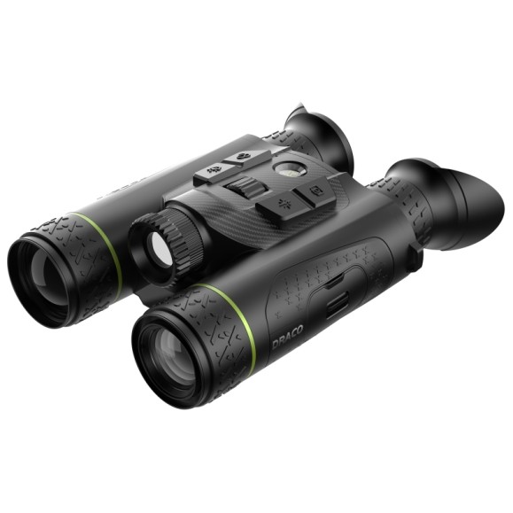 PIXFRA Draco D635-4K LRF 4-in-1 multispectral thermal binoculars with night vision and laser range finder