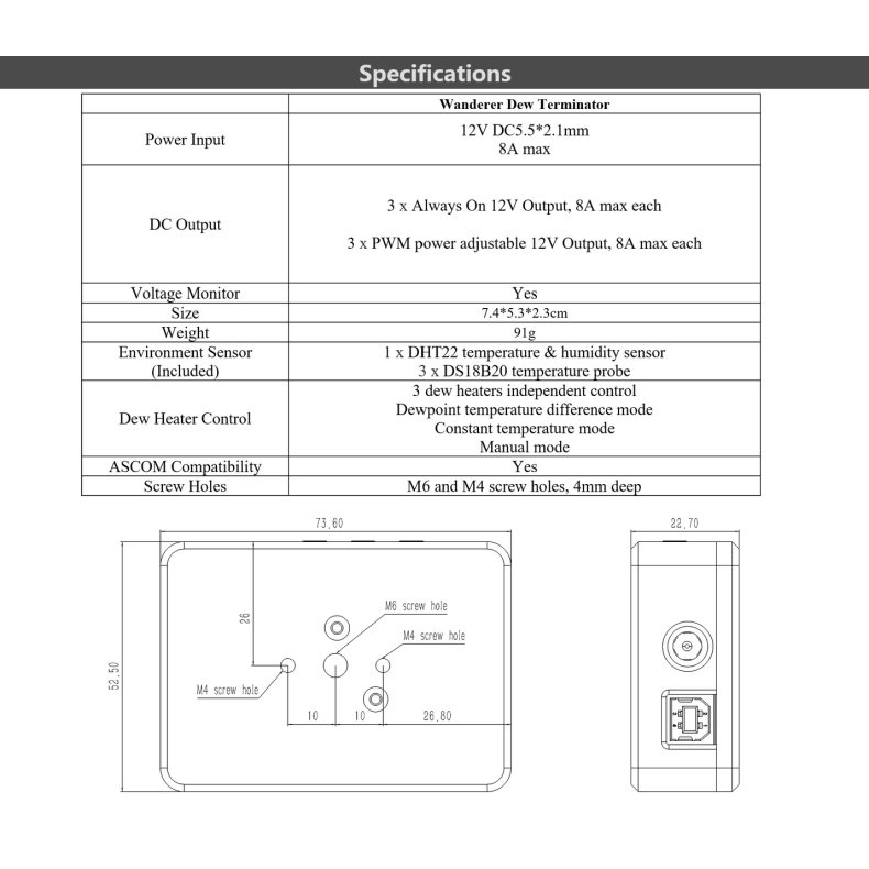 Dew Terminator WandererAstro Dew...