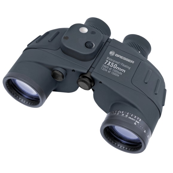 BRESSER Nautic Binoculars 7x50 WD with Compass