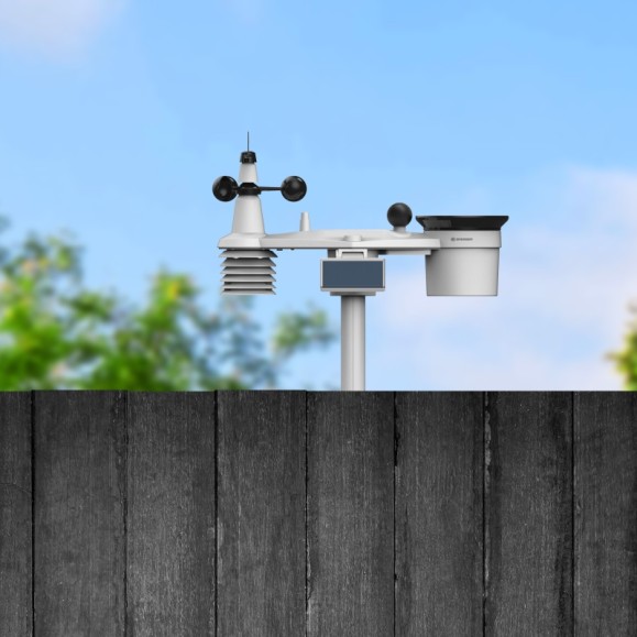 BRESSER Estación Meteorológica HD WiFi MeteoChamp 9 en 1