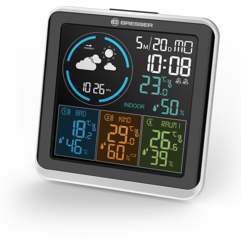 BRESSER Estación meteorológica Quadro...