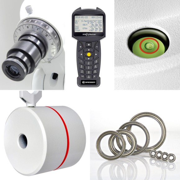 BRESSER Messier AR-102L/1350 Optical Tube with EXOS-2/EQ5 Goto Mount