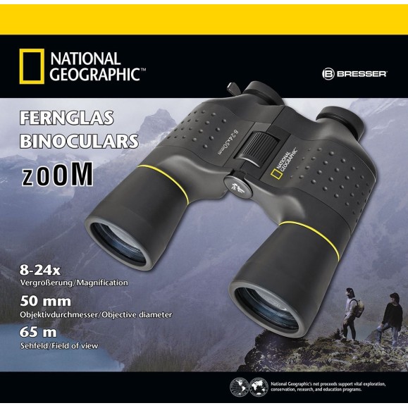 Binoculars National Geographic with zoom 8-24x50 9064000