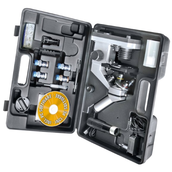 Microscope kit Bresser Biolux CEA with box 8855000